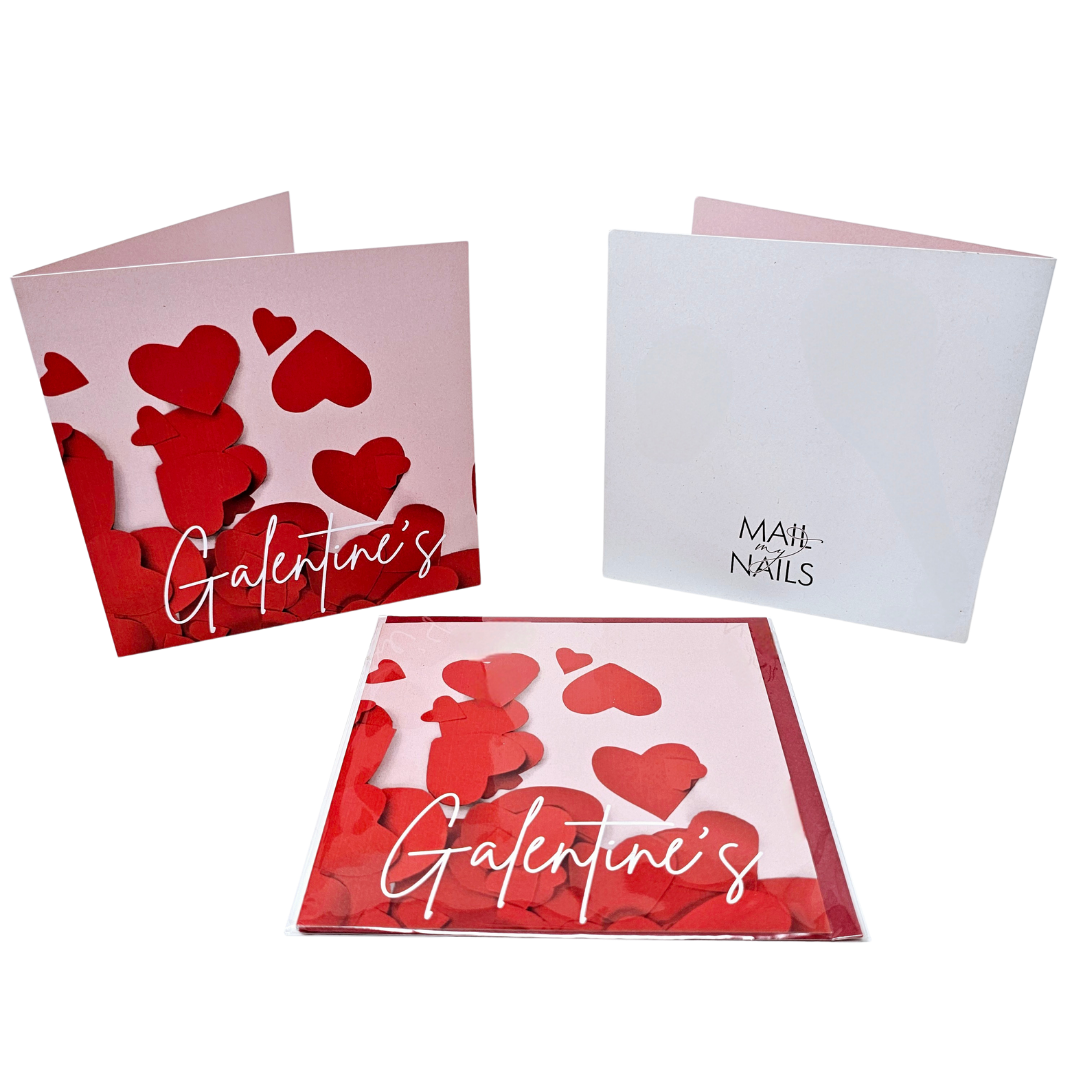 Coral Galentine's Nail Polish Gift Set