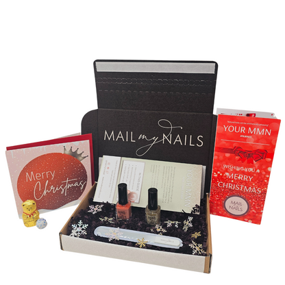 Frosted Pink Christmas Nail Polish Gift Set